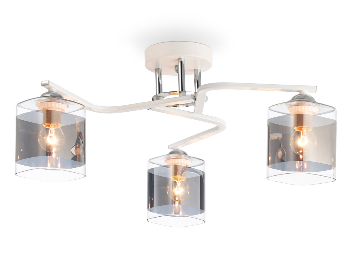 TR303217/3 WH/CH/SM белый/хром/дымчатый E27*3 max 60W D540*250 — изображение 6