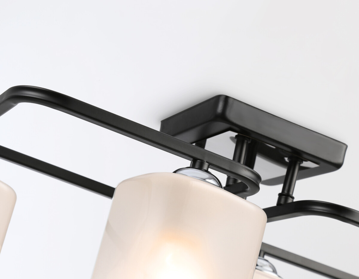 TR303222/4 BK/CH/FR черный/хром/белый матовый E27*4 max 60W 530*290*220 — изображение 3