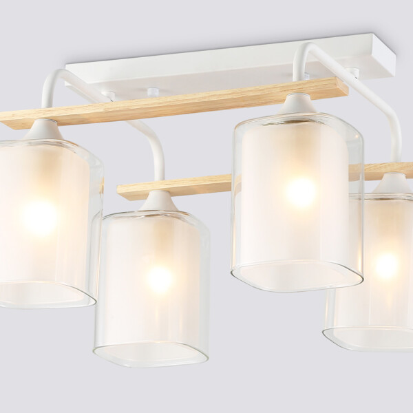 TR3033246/4 WH/WD белый/дерево E27/4 max 60W 340*340*245