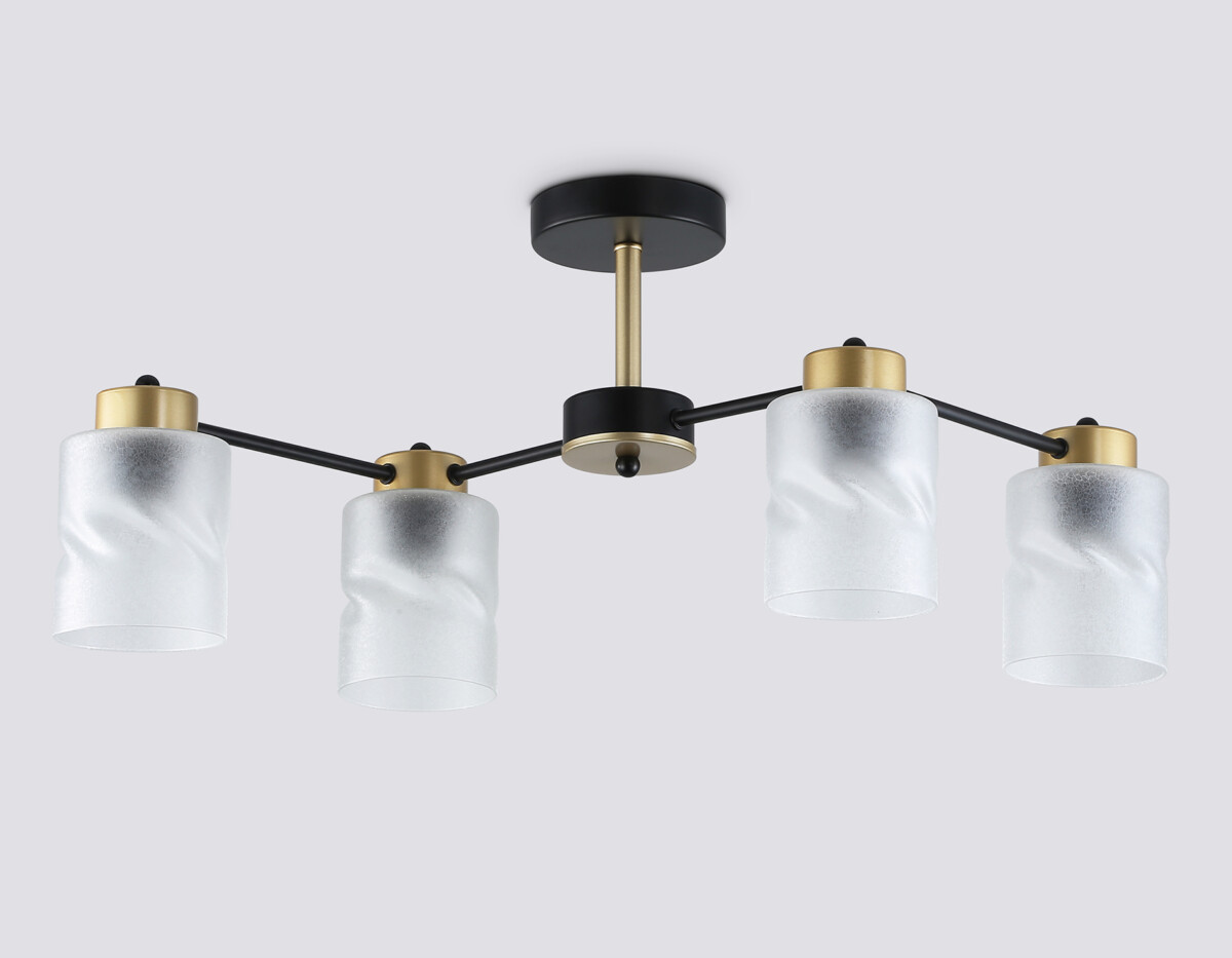 TR303324/4 BK/GD черный/золото E27/4 max 60W 650*290*270 — изображение 2