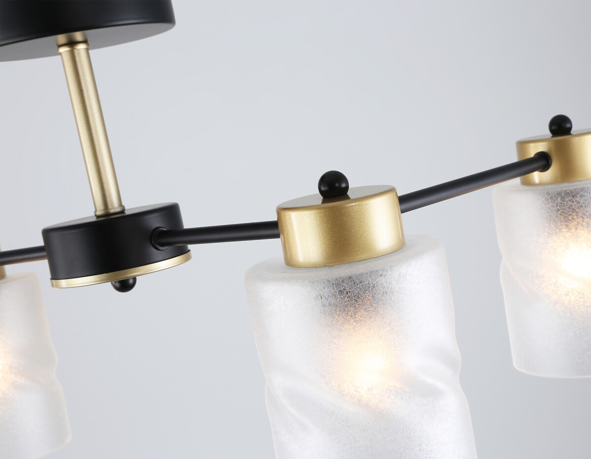 TR303324/4 BK/GD черный/золото E27/4 max 60W 650*290*270 — изображение 4