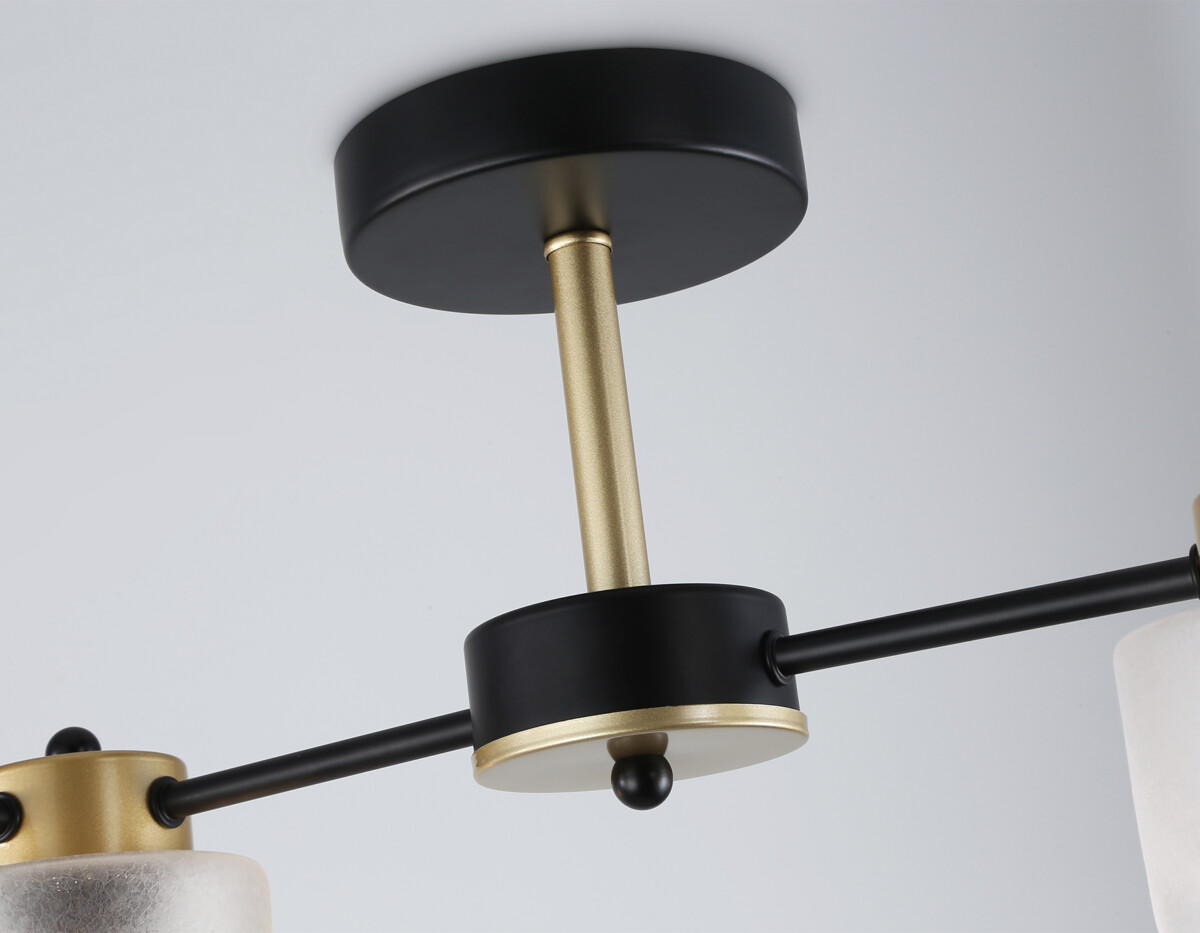 TR303324/4 BK/GD черный/золото E27/4 max 60W 650*290*270 — изображение 5