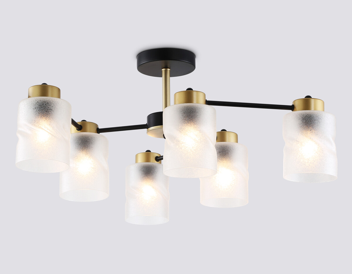 TR303325/6 BK/GD черный/золото E27/6 max 60W D680*270 — изображение 1