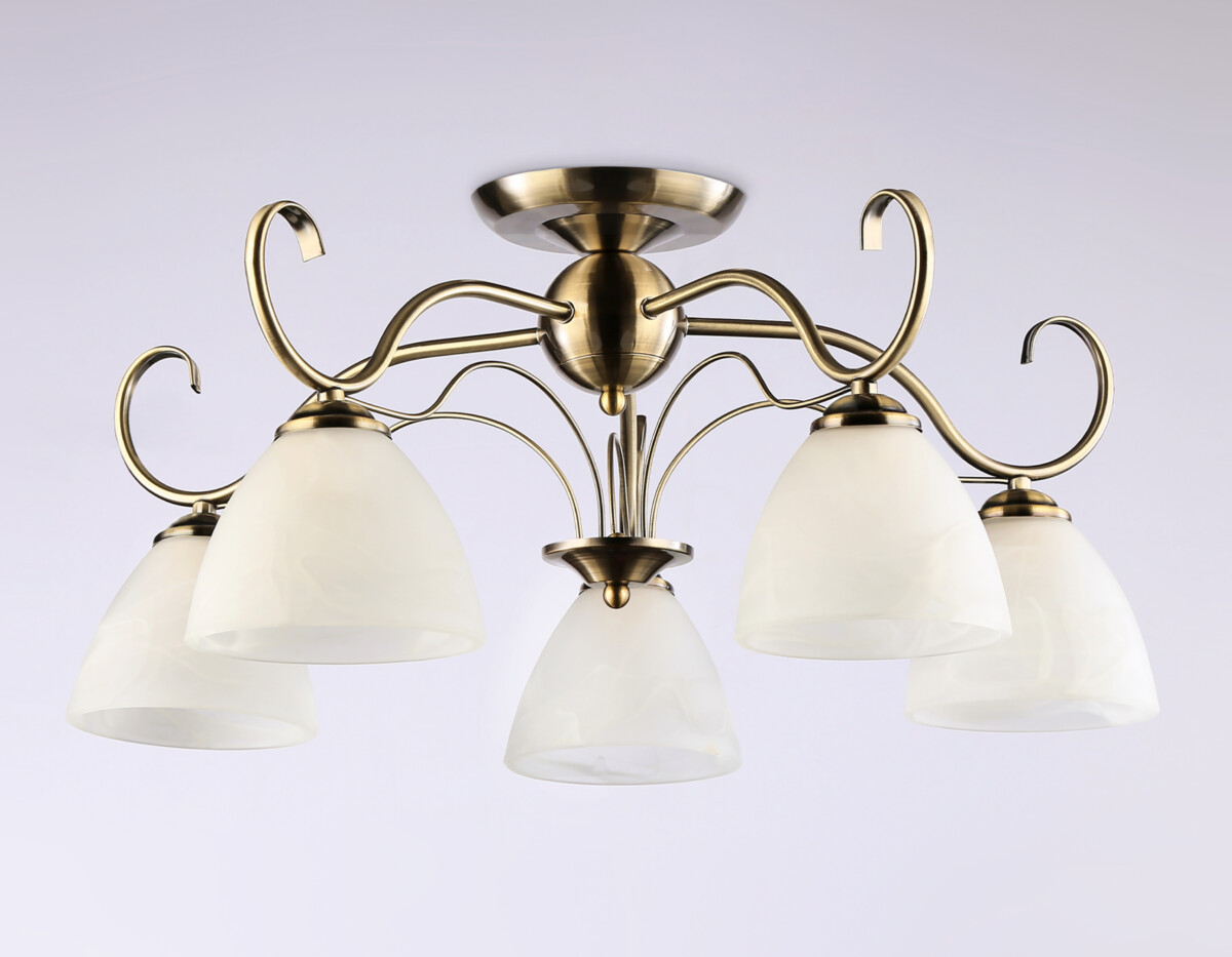 TR3046/5 SB/FR бронза/белый матовый E27/5 max 40W D595*285 — изображение 4