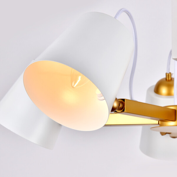 TR3101/5 WH/GD белый/золото E14 max 40W D680*370