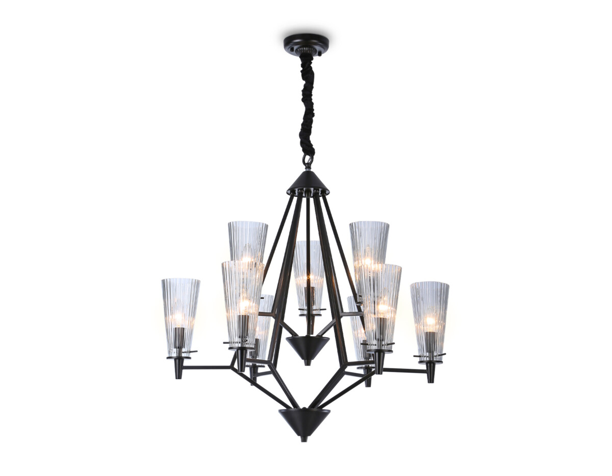 TR3238/6+3 BK черный E14/9 max 40W D730*720 — изображение 3