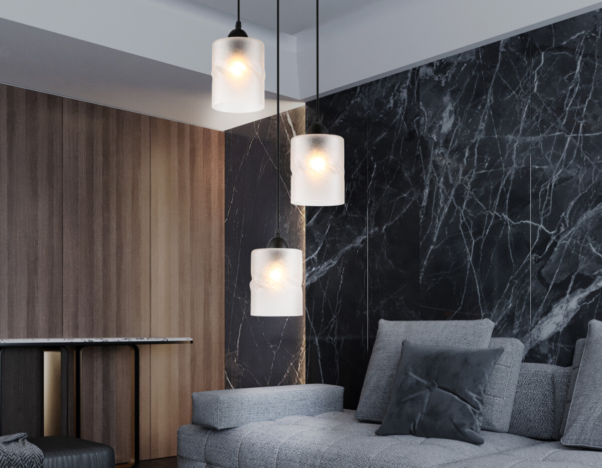 TR3410/3 BK черный E27/3 max 60W D330*1000 — изображение 4