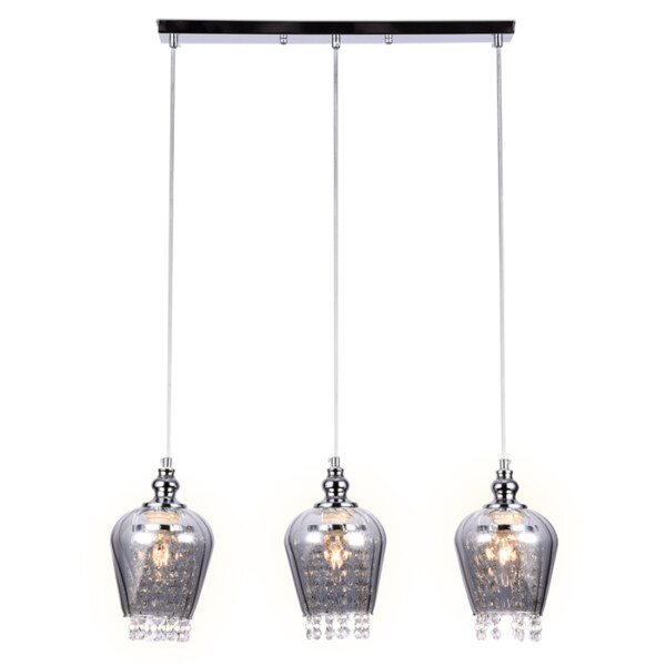 TR3613/3 CH/SM хром/дымчатый E27/3 max 40W 570*140*920