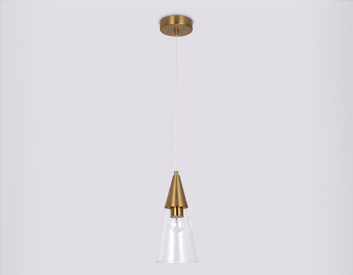 TR3666 BS/CL латунь/прозрачный E14 max 40W D120*1000 — изображение 4