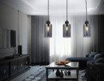 TR3698/3 BK/SM черный/дымчатый E27*3 max 40W 560*100*1040
