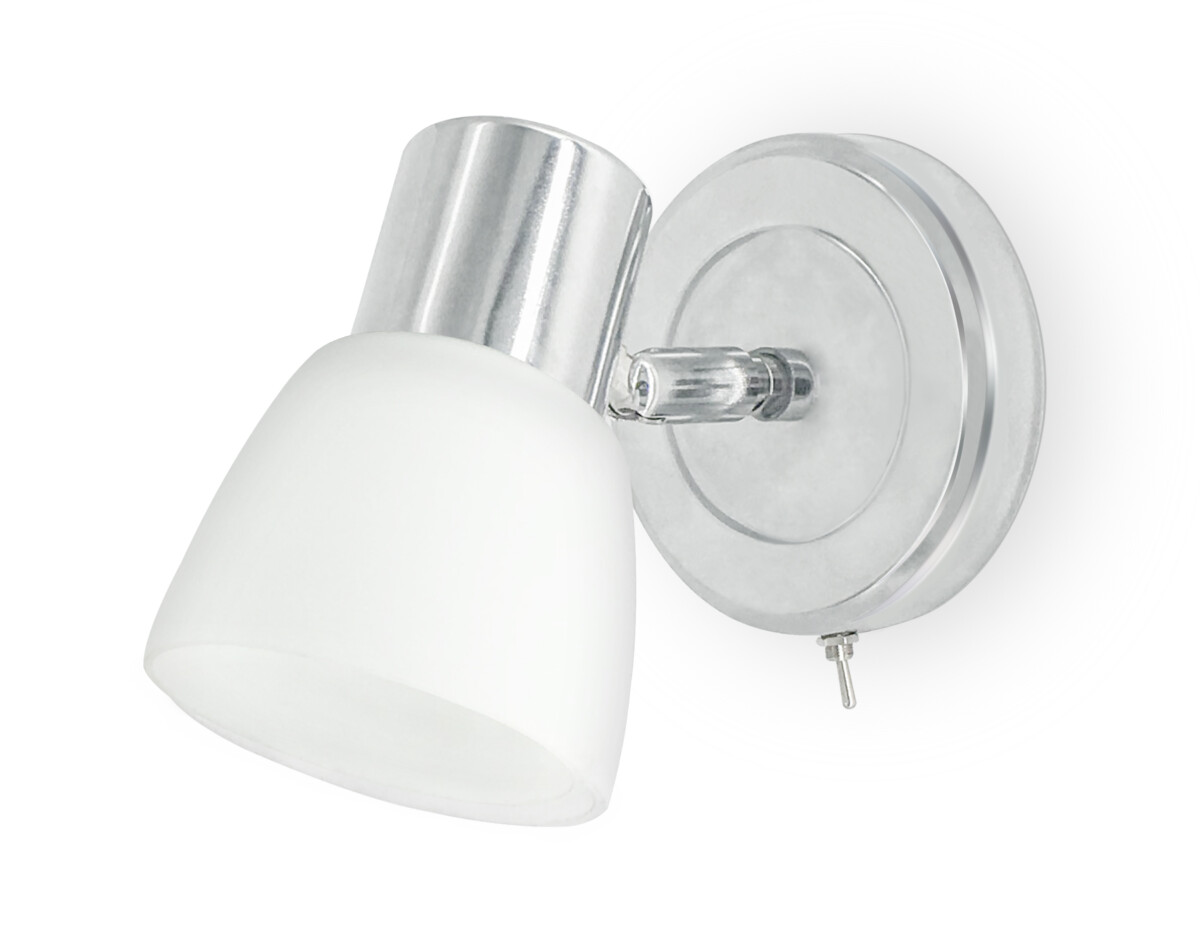 TR3961_1 TR3961 CH/FR хром/белый матовый E27 max 40W 118*105*200 — изображение 1