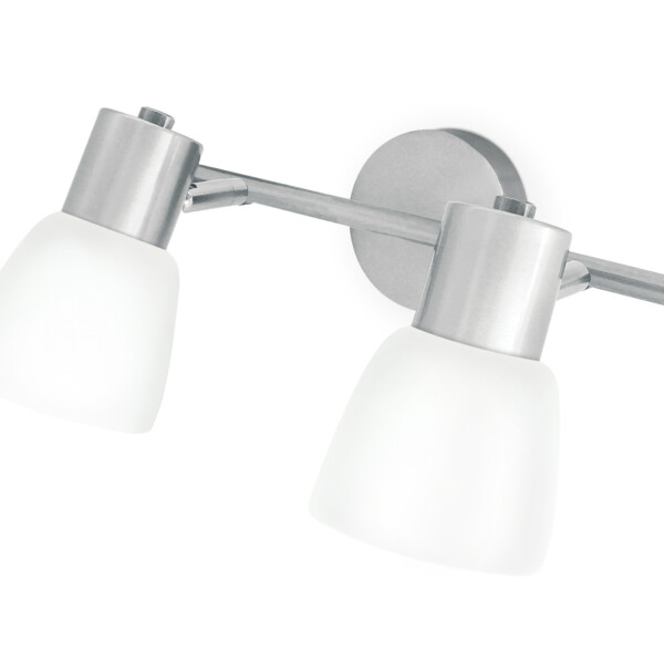 TR3963/2 CH/FR хром/белый матовый E27*2 max 40W 200*105*200