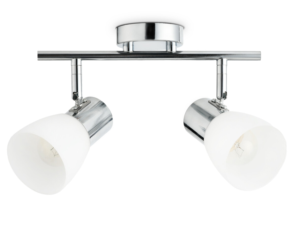 в наличии TR3963/2 CH/FR хром/белый матовый E27*2 max 40W 200*105*200 - купить в интернет-магазине Светильники Торг