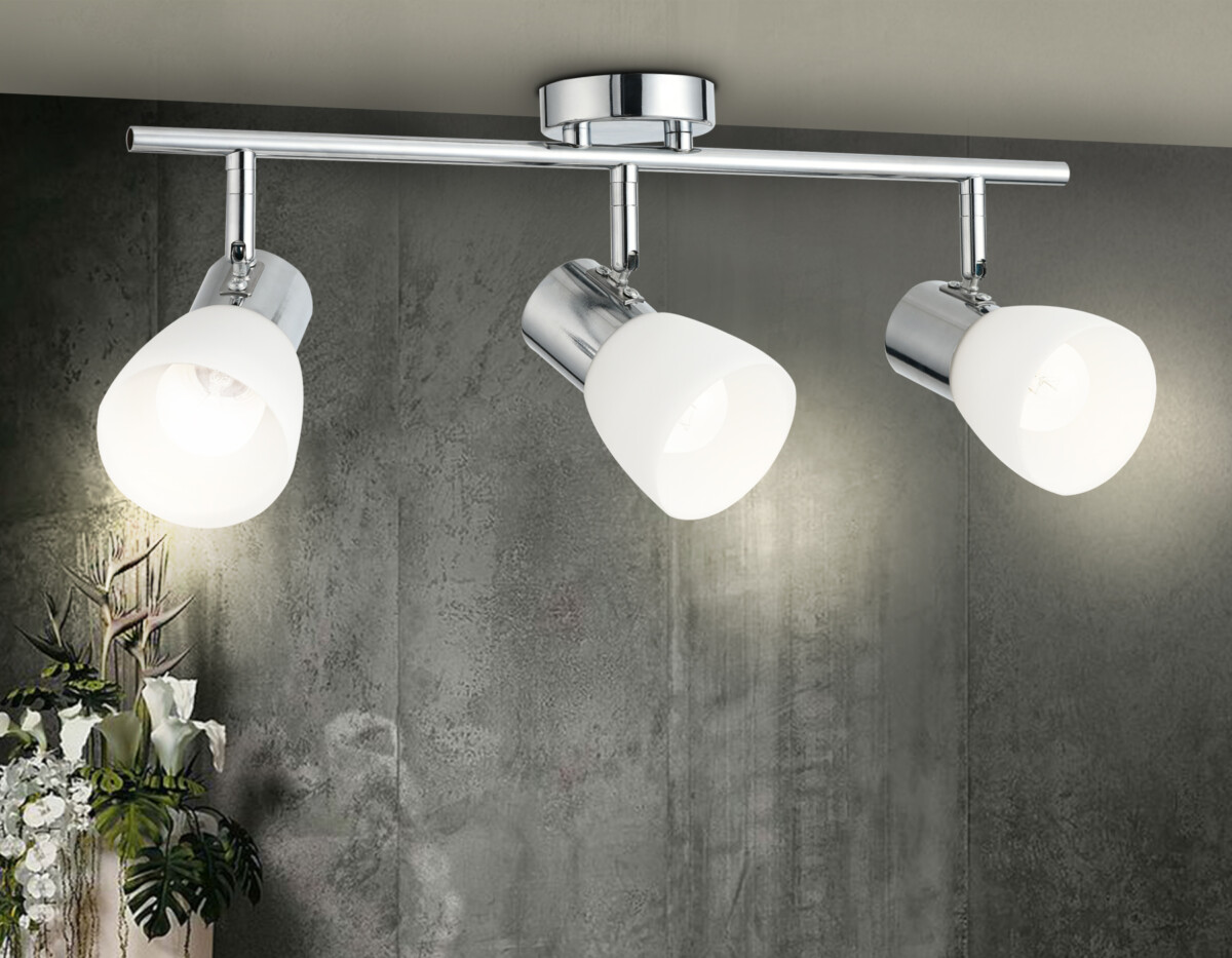 TR3965/3 CH/FR хром/белый матовый E27*3 max 40W 460*82*200 — изображение 6