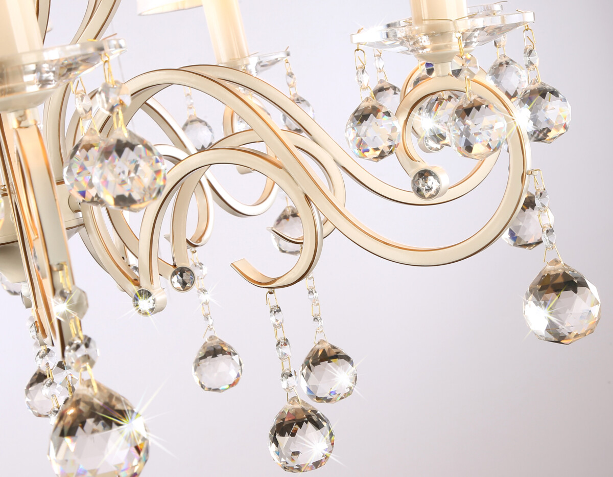 TR4561/8 BG/GD бежевый/золото E14/8 max 40W D750*605 — изображение 5