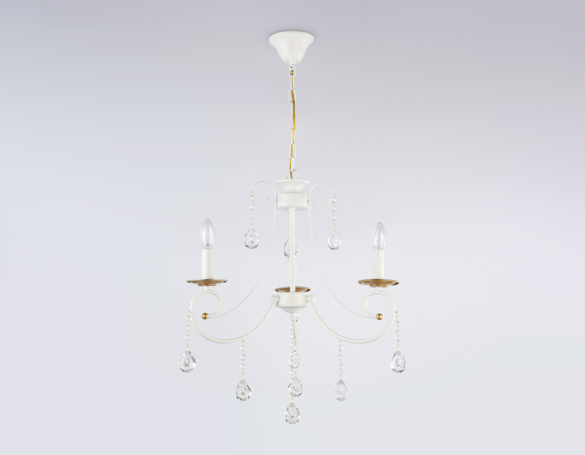 TR4915/3 WH/GD белый/золото E14/3 max 40W D550*860 — изображение 5