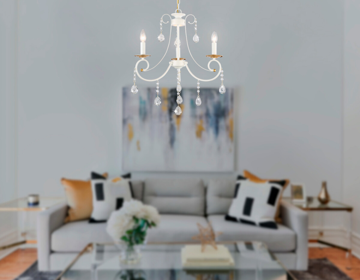 TR4915/3 WH/GD белый/золото E14/3 max 40W D550*860 — изображение 7