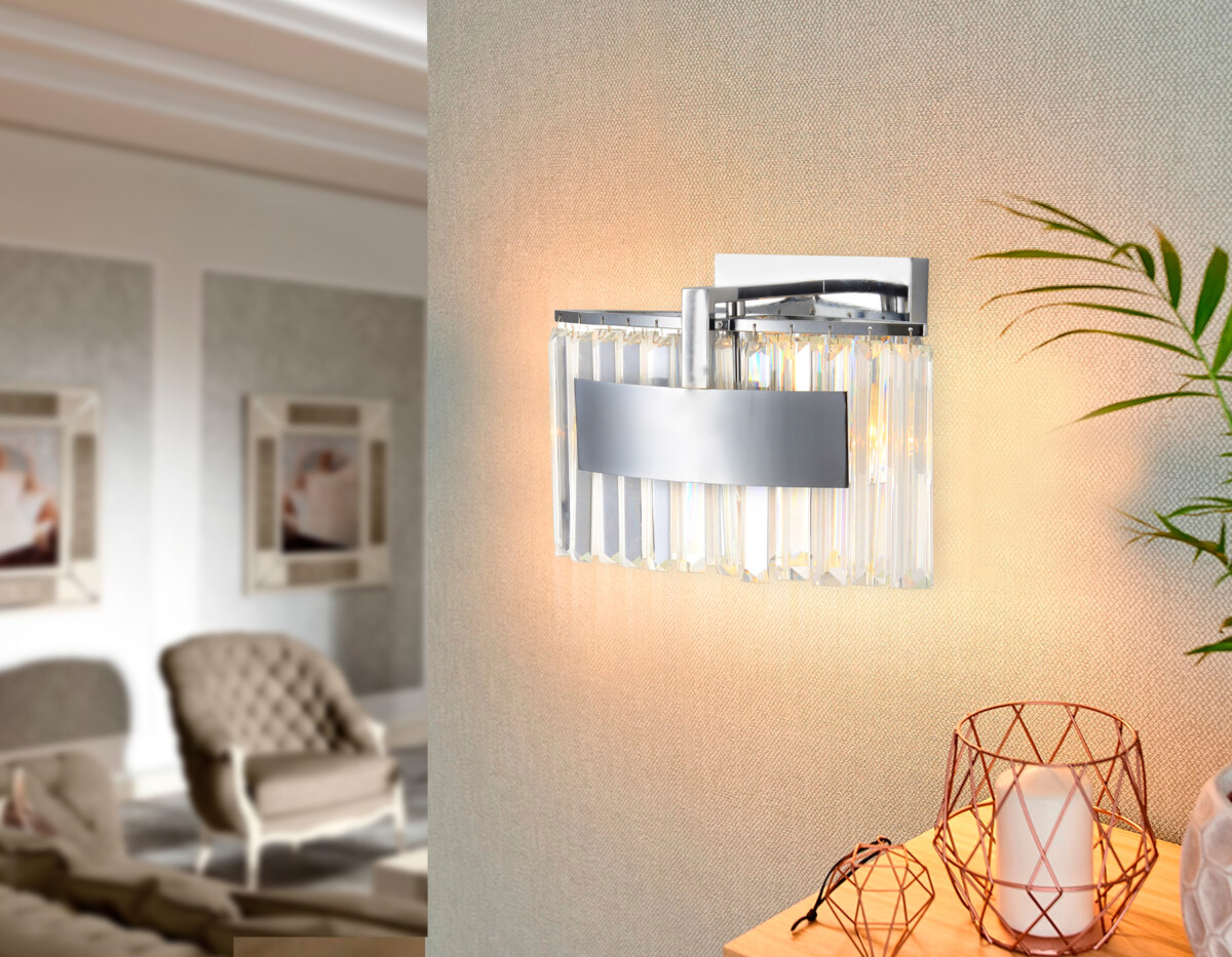 TR5094_Inside TR5094 CH/CL хром/прозрачный E14 max 40W 348*200*234 — изображение 1