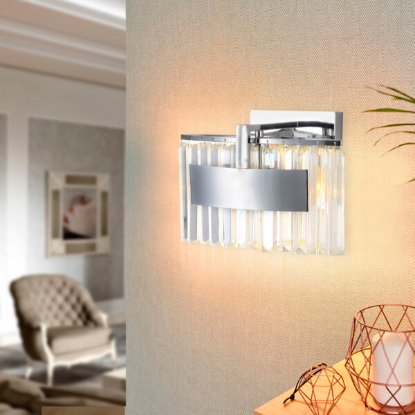 TR5094 CH/CL хром/прозрачный E14 max 40W 348*200*234