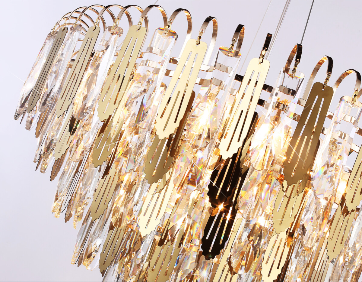 TR5258/11 SGD/CL золото/прозрачный E27*11 max 40W D600*400 — изображение 3