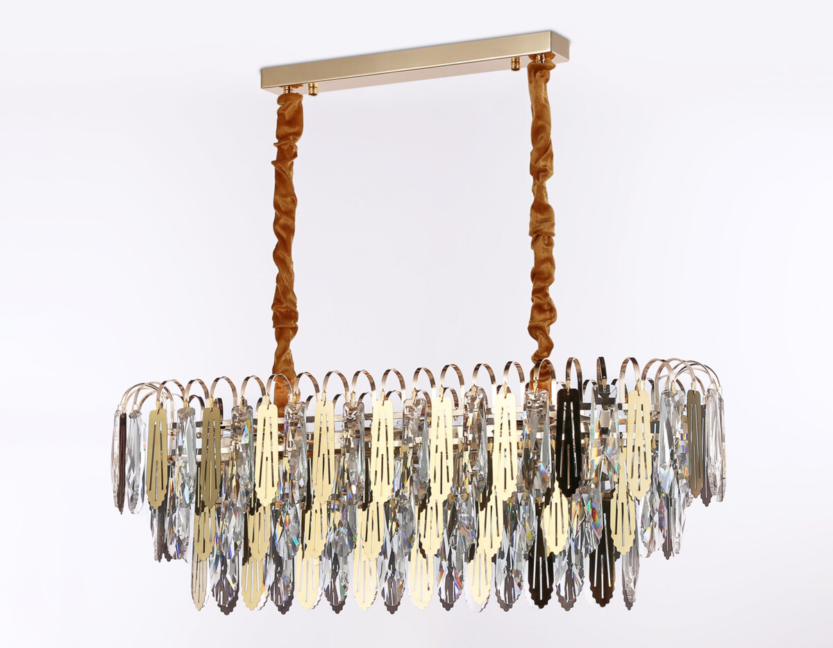 TR5260/10 SGD/CL золото/прозрачный E27*10 max 40W 800*300*270 — изображение 6