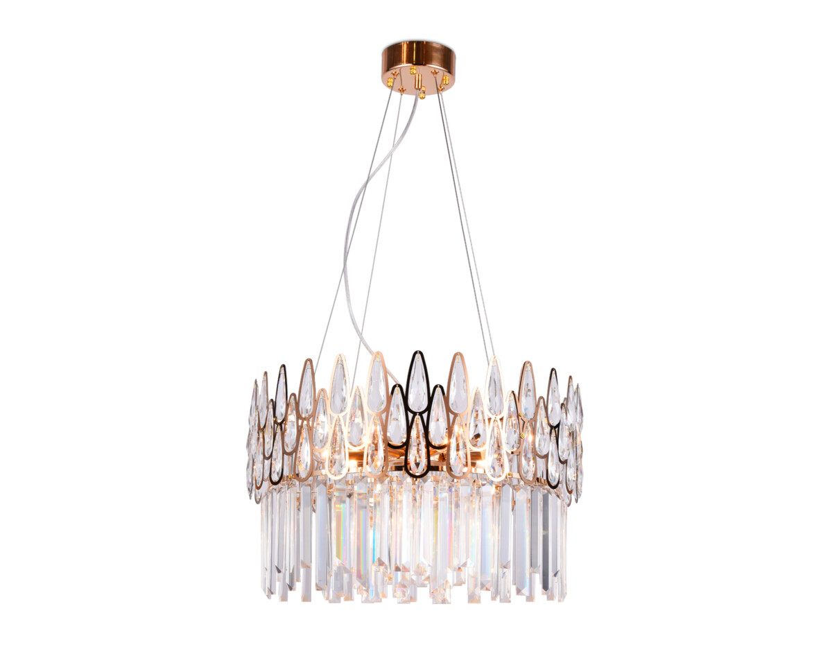 TR5263/8 GD/CL золото/прозрачный E14/8 max 40W D500*700 — изображение 1