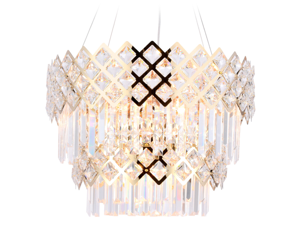 TR5275/8 GD/CL золото/прозрачный E14/8 max 40W D520*880 — изображение 5