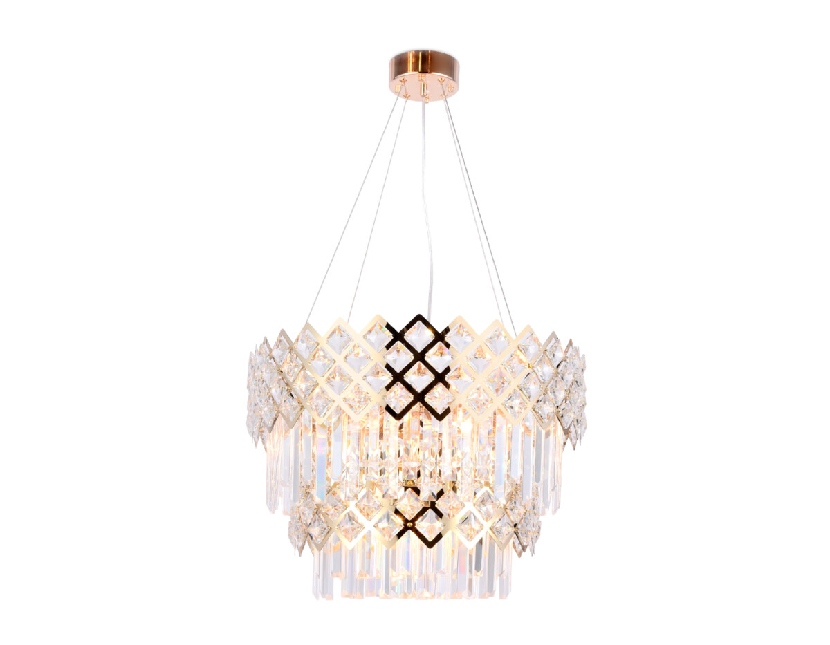 TR5275/8 GD/CL золото/прозрачный E14/8 max 40W D520*880 — изображение 2