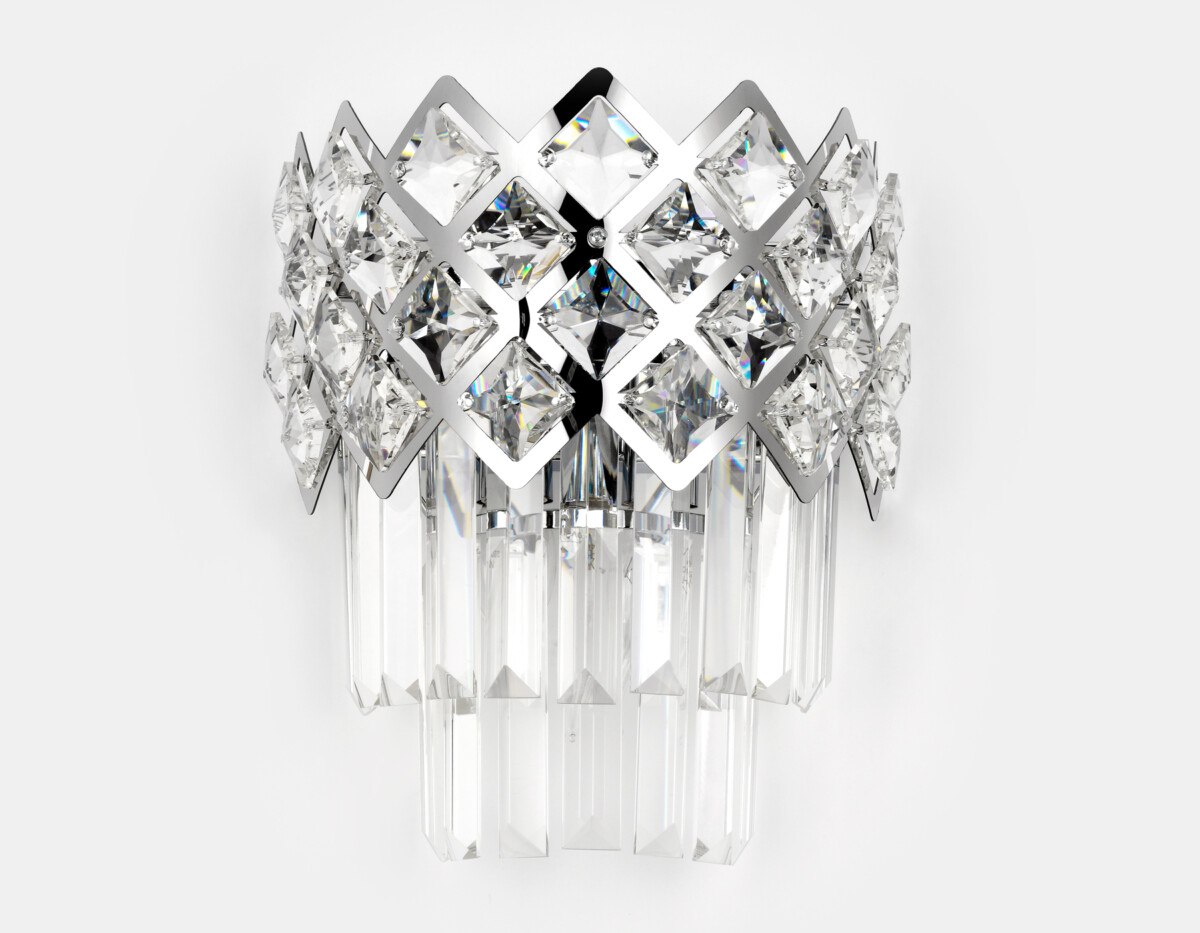 TR5282/2 CH/CL хром/прозрачный E14/2 max 40W 280*220*150 — изображение 1