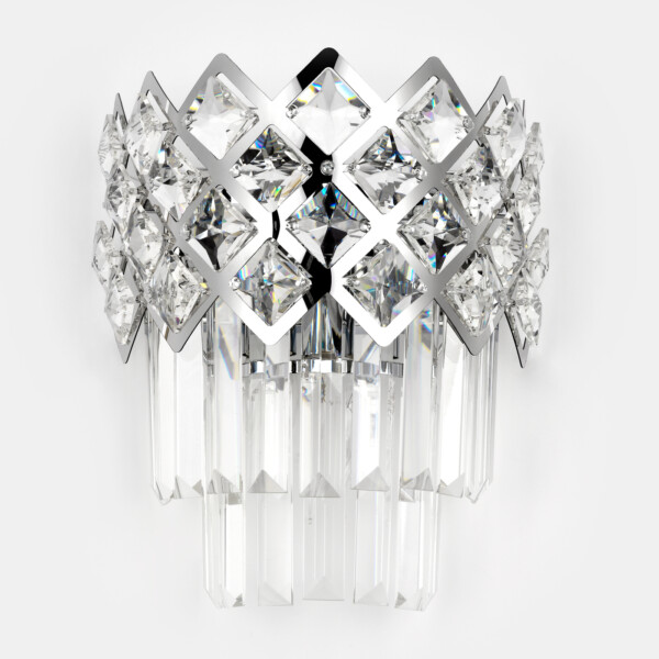 TR5282/2 CH/CL хром/прозрачный E14/2 max 40W 280*220*150