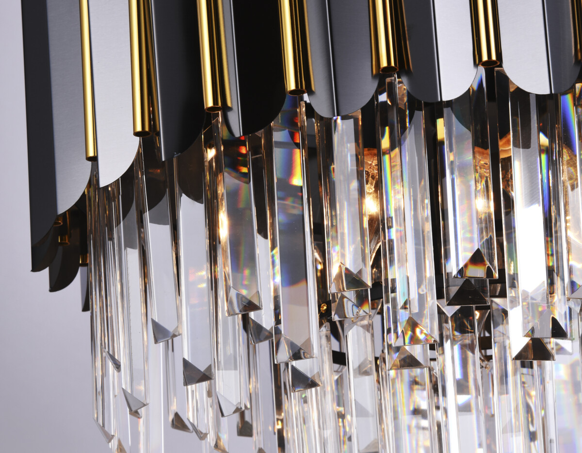 TR5297_macro1 TR5297/7 DCH/GD черный хром/золото E14/7 max 40W D500*780 — изображение 1