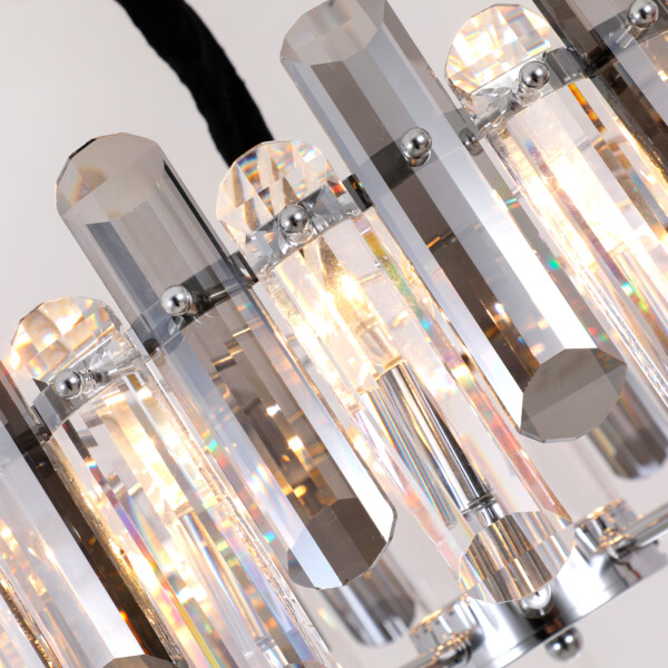 TR5303/8 CH/SM хром/дымчатый E14/8 max 40W D500*615