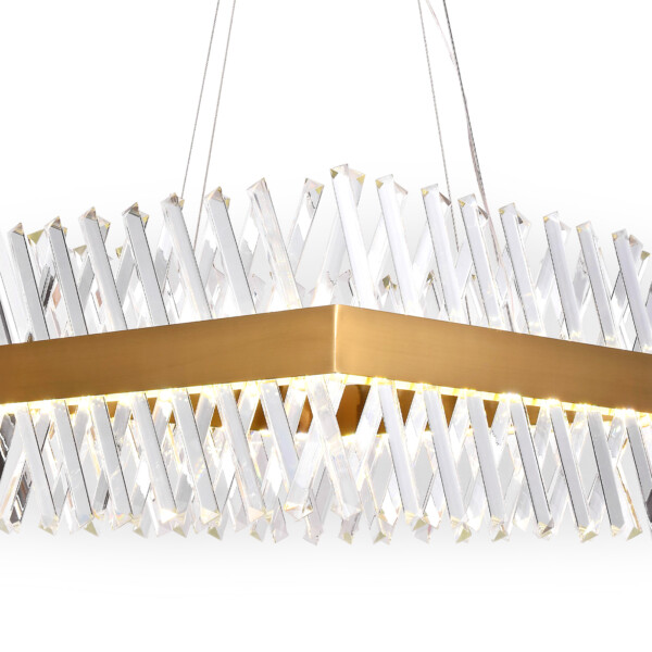 TR5318 GD/CL золото/прозрачный 144W 500*500*750 (Без ПДУ)