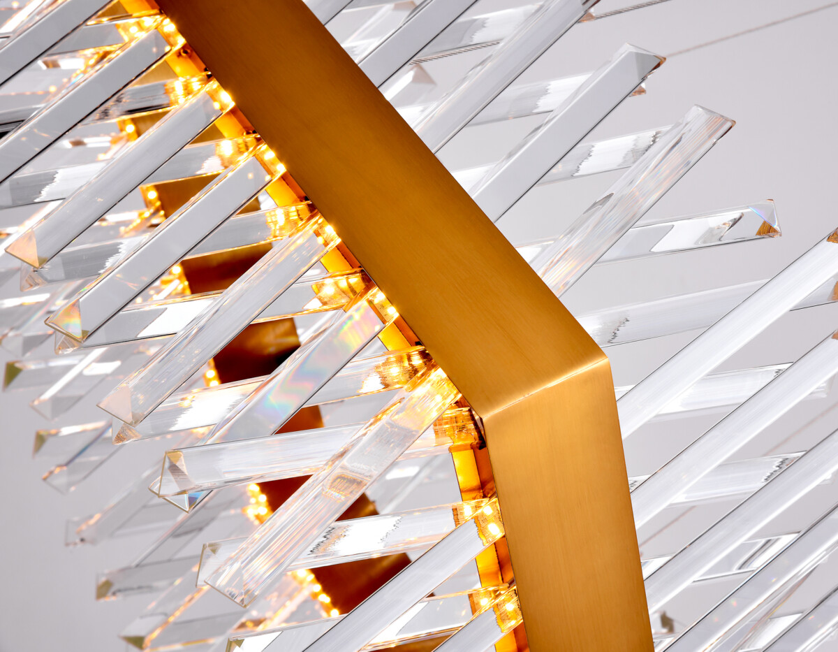 TR5318 GD/CL золото/прозрачный 144W 500*500*750 (Без ПДУ) — изображение 2