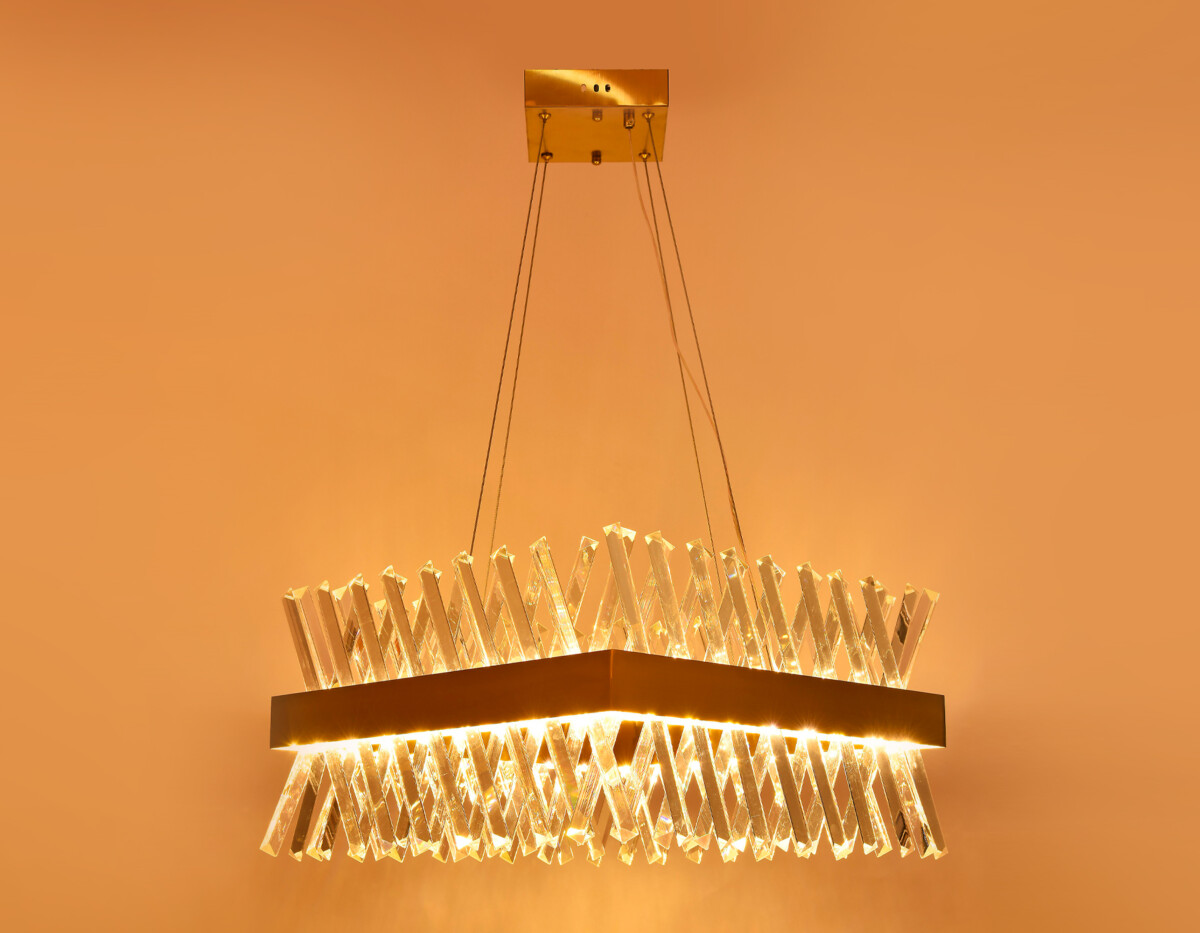 TR5318 GD/CL золото/прозрачный 144W 500*500*750 (Без ПДУ) — изображение 6