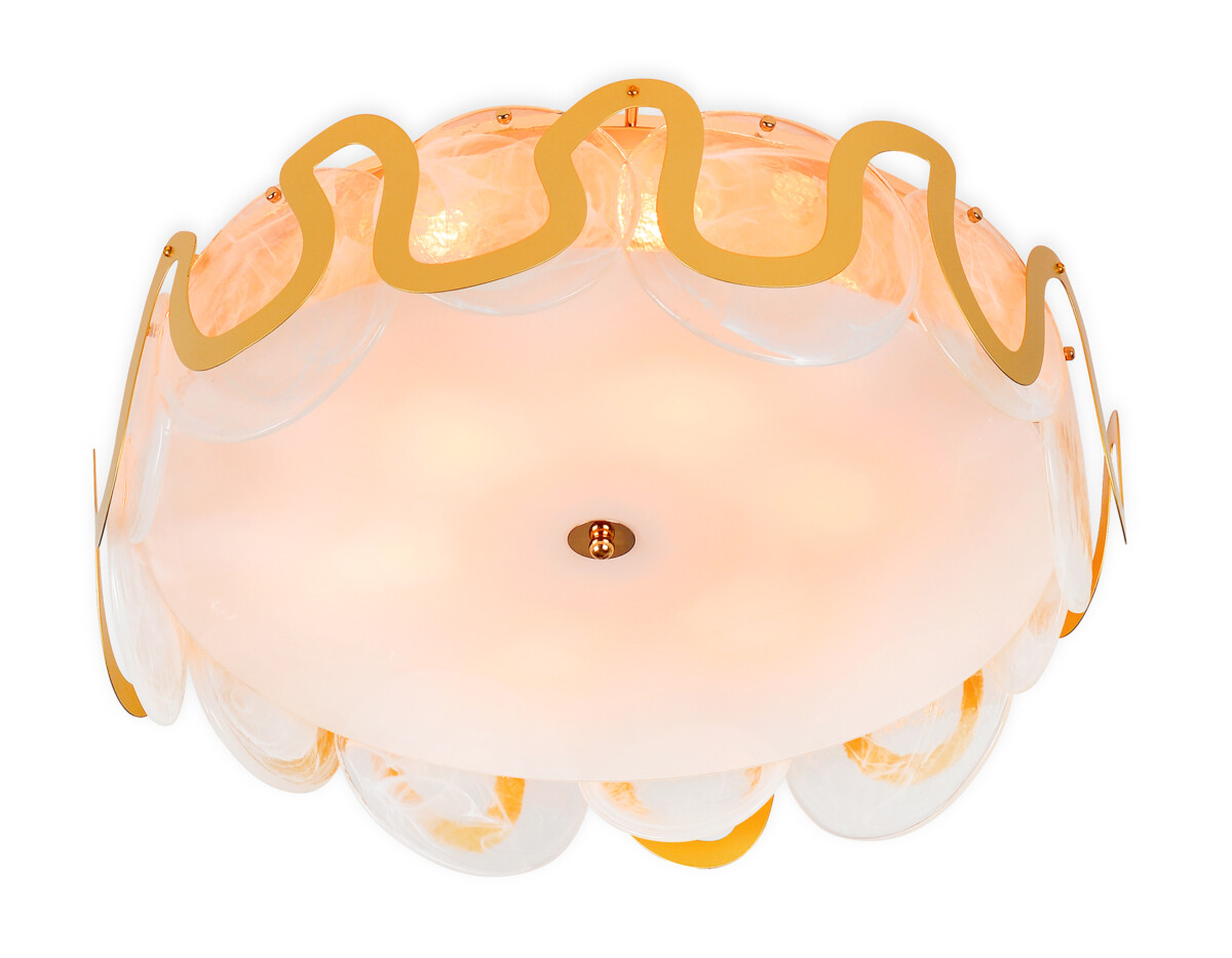 TR5327/6 GD/FR золото/белый матовый E14/6 max 40W D606*230 — изображение 3