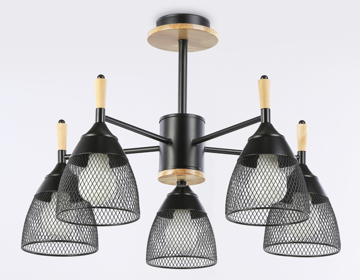 в наличии TR8015/5 BK черный E27*5 max 40W D600*385 - купить в интернет-магазине Светильники Торг