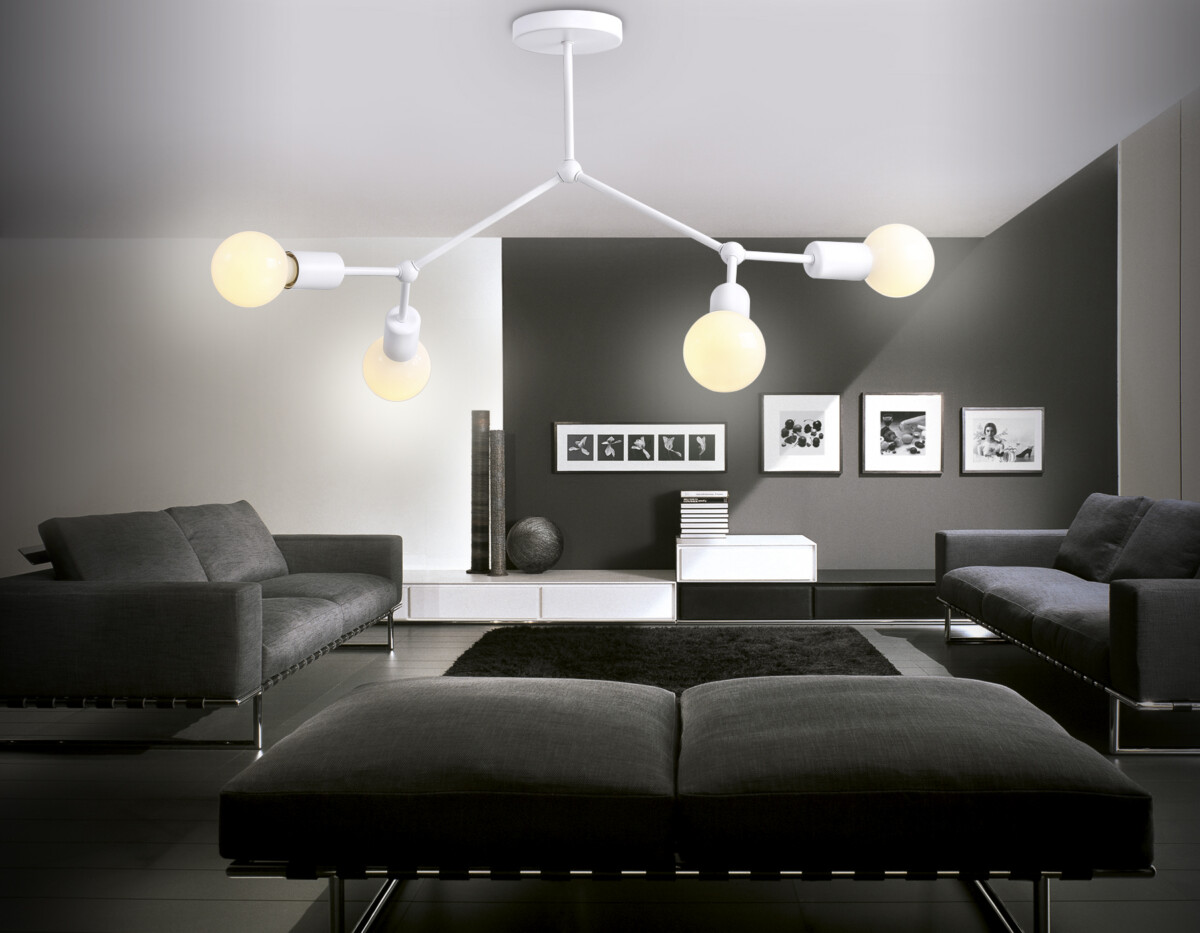 TR8031/4 WH белый E27*4 max 40W D670*440 — изображение 1