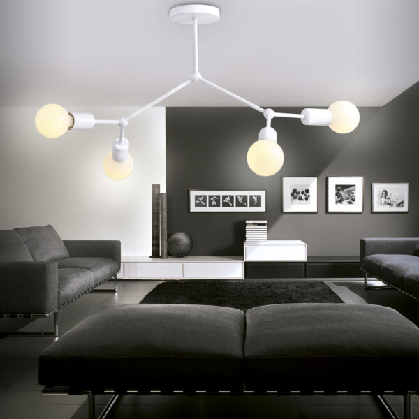 TR8031/4 WH белый E27*4 max 40W D670*440