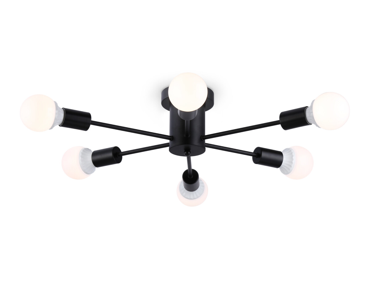 TR80402/6 BK черный E27/6 max 60W D780*150 — изображение 4