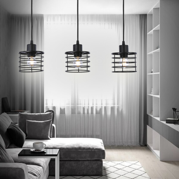 TR8075/3 BK черный E27*3 max 40W 582*120*1040