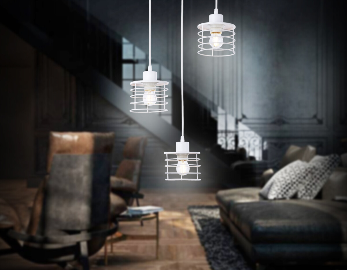 TR8078/3 WH белый E27*3 max 40W D372*1170 — изображение 1