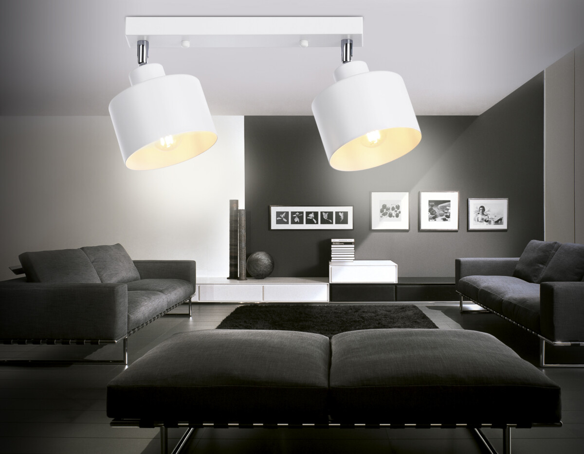 TR8141/2  WH белый E27*2 max 40W 340*120*180 — изображение 1