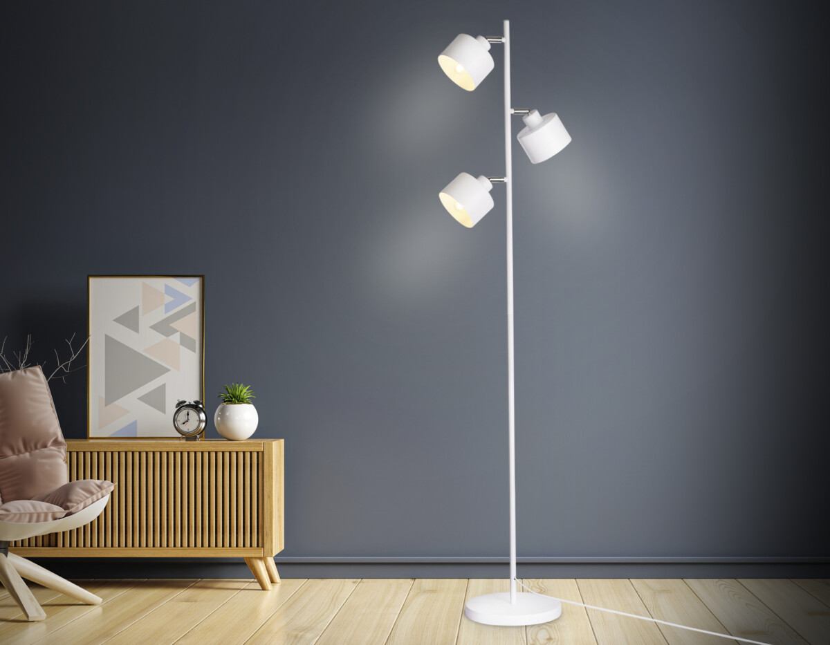 TR8154/3 WH белый E27*3 max 40W D370*1530 — изображение 1