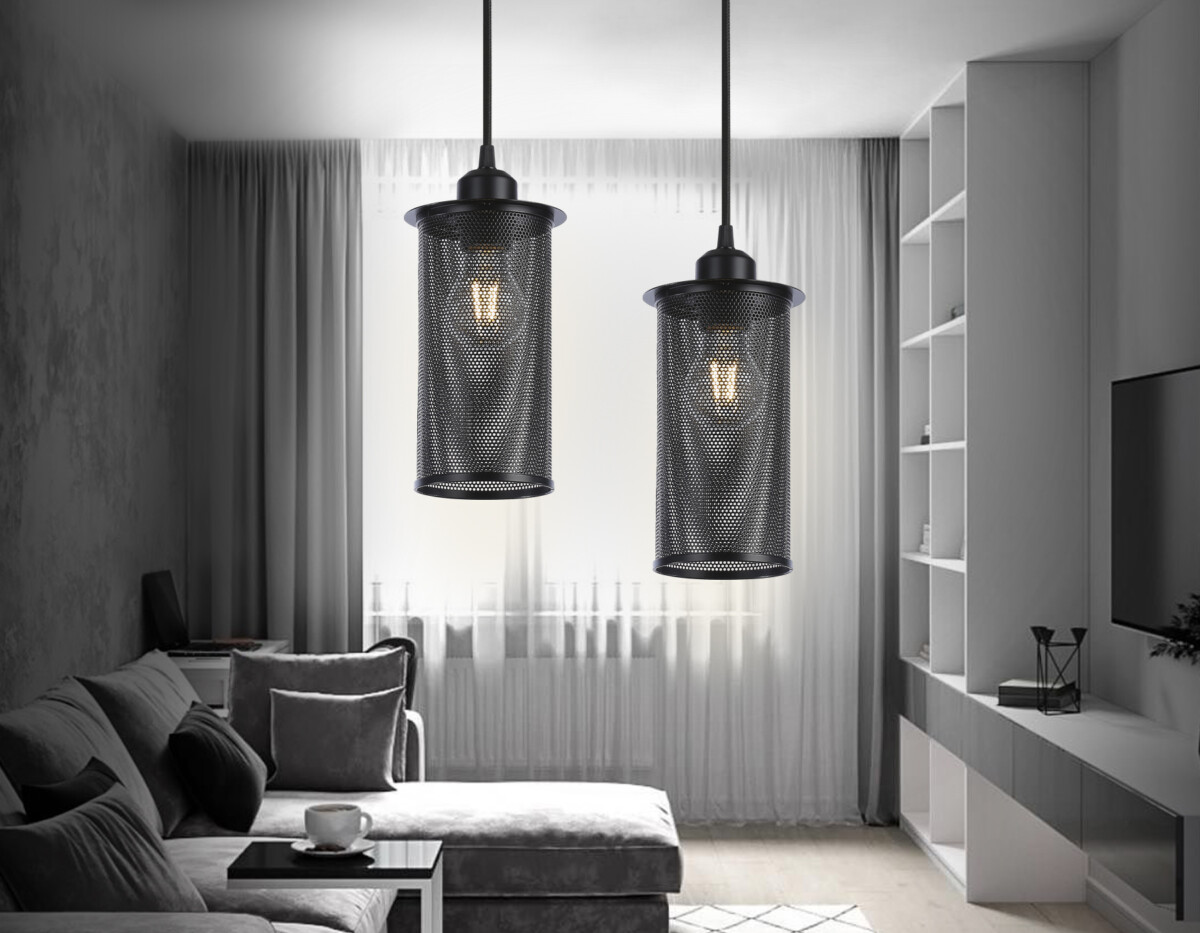 TR8162 BK черный E27 max 40W D102*1055 — изображение 1