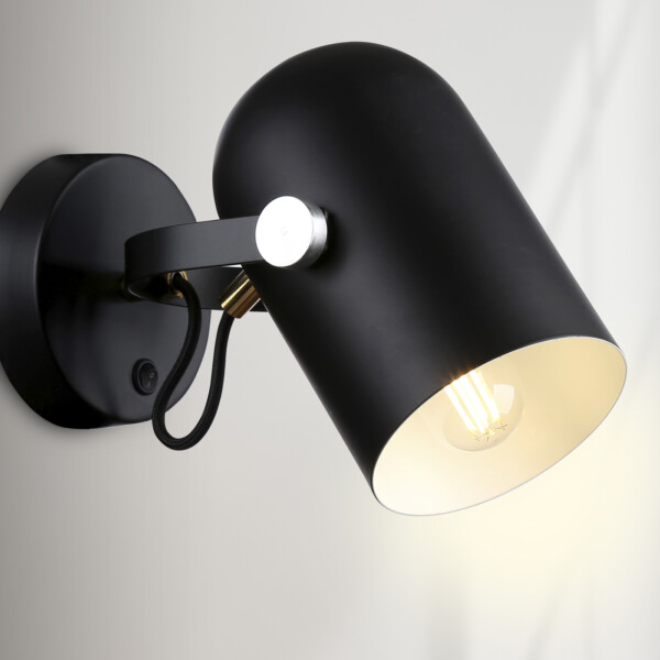 TR8204 BK черный E27 max 40W D117*280