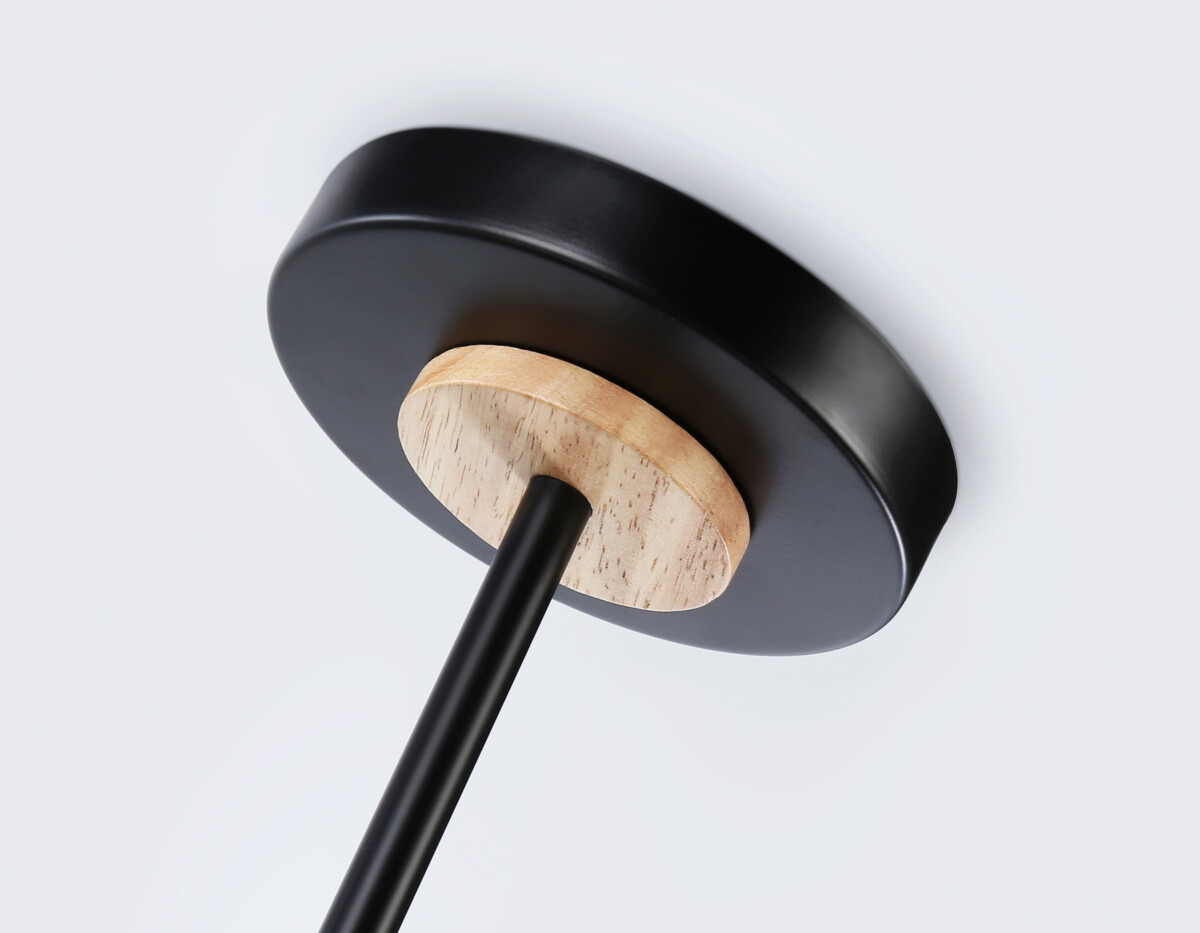 TR8244/2 BK/LWD черный/светлое дерево E27/2 max 40W 590*165*220 — изображение 3