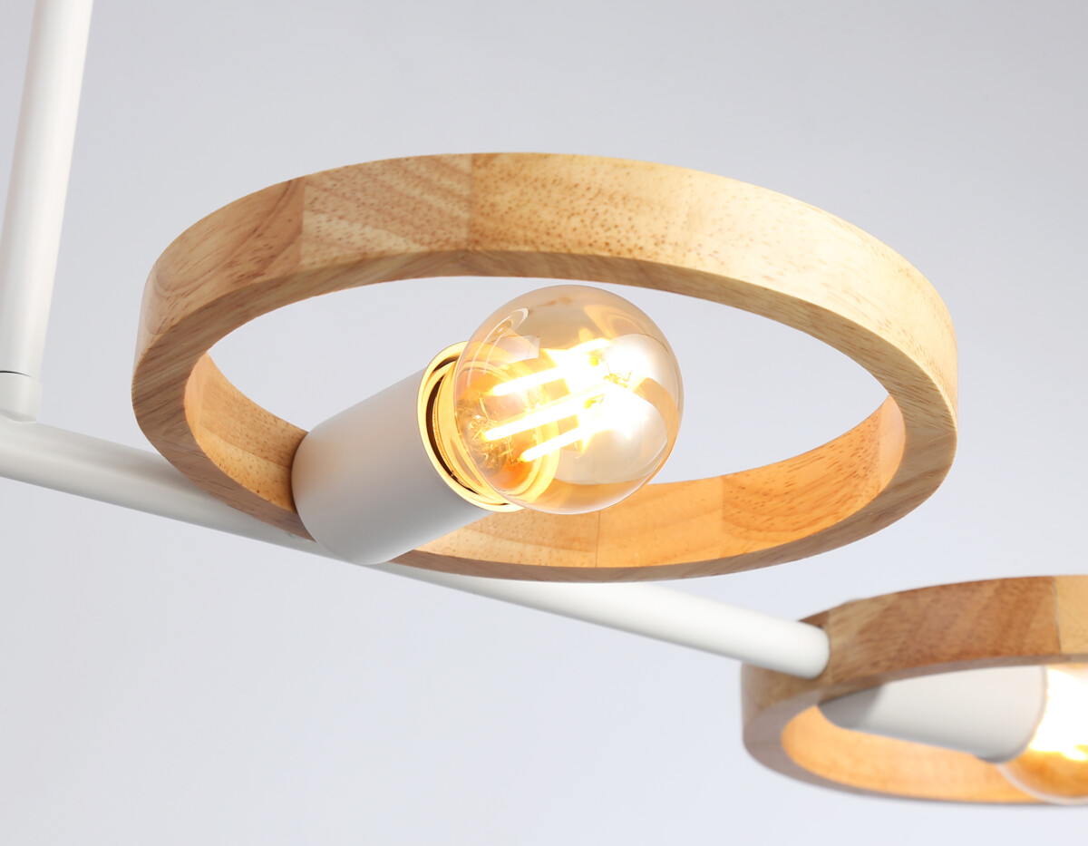 TR8247_macro1 TR8247/4 WH/LWD белый/светлое дерево E27/4 max 40W 840*360*220 — изображение 1