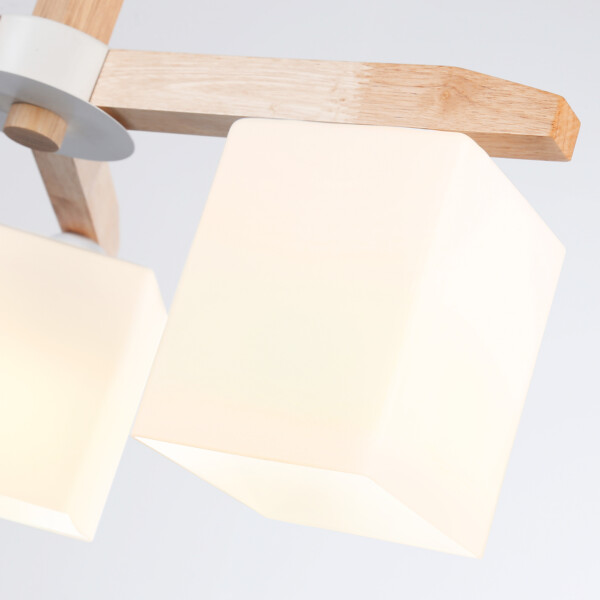 TR83115/3 WH/LW белый/светлое дерево E27/3 max 40W D580*320