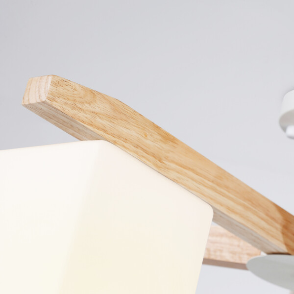 TR83118/5 WH/LW белый/светлое дерево E27/5 max 40W D700*325